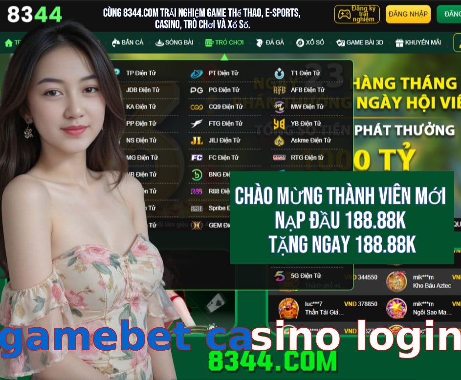 gamebet casino login